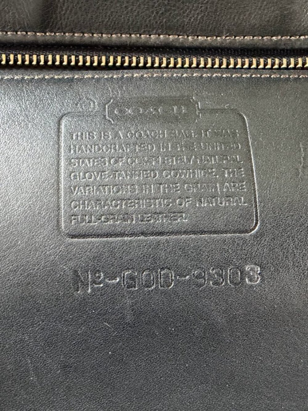 Vintage Black Leather Coach Bleecker Satchel - Picture 7 of 8